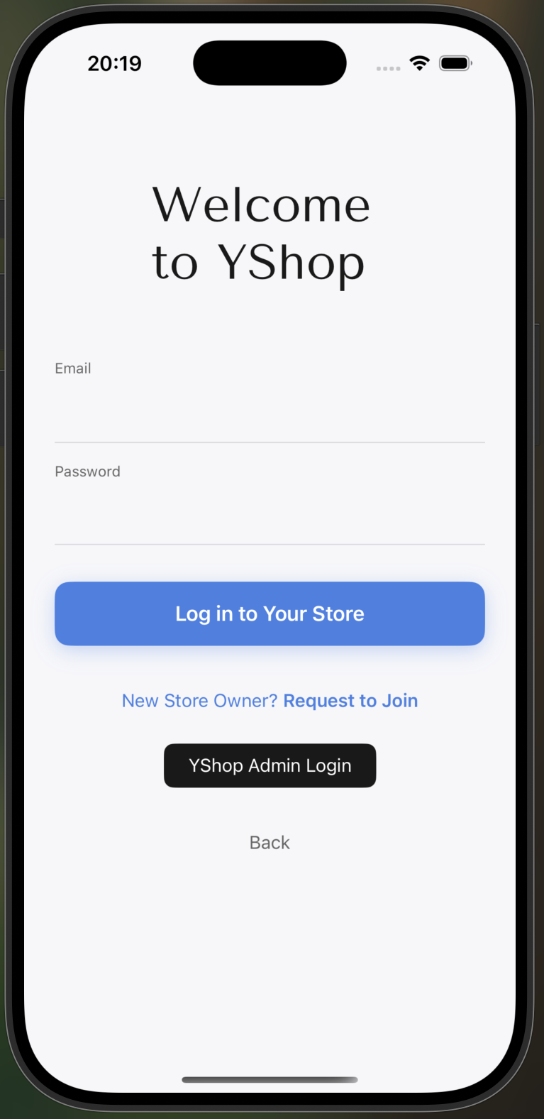 Y-Shop Screenshot